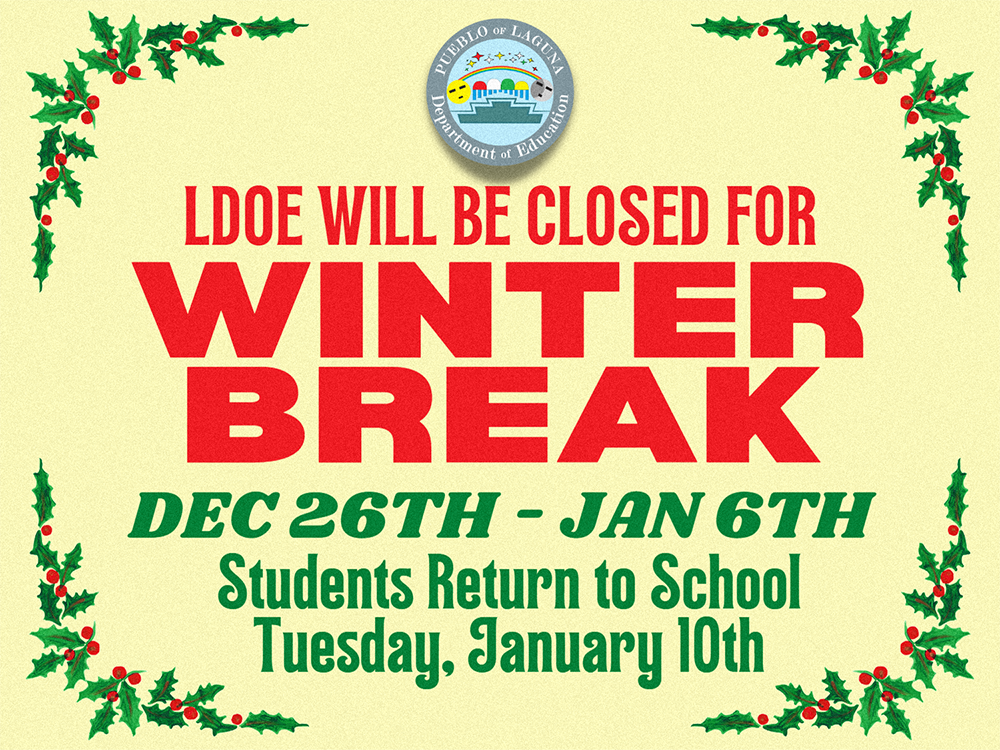 Winter Break LDOE Closed (December 26January 6)