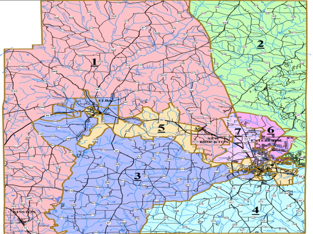 Coffee County BOE Proposed Districts