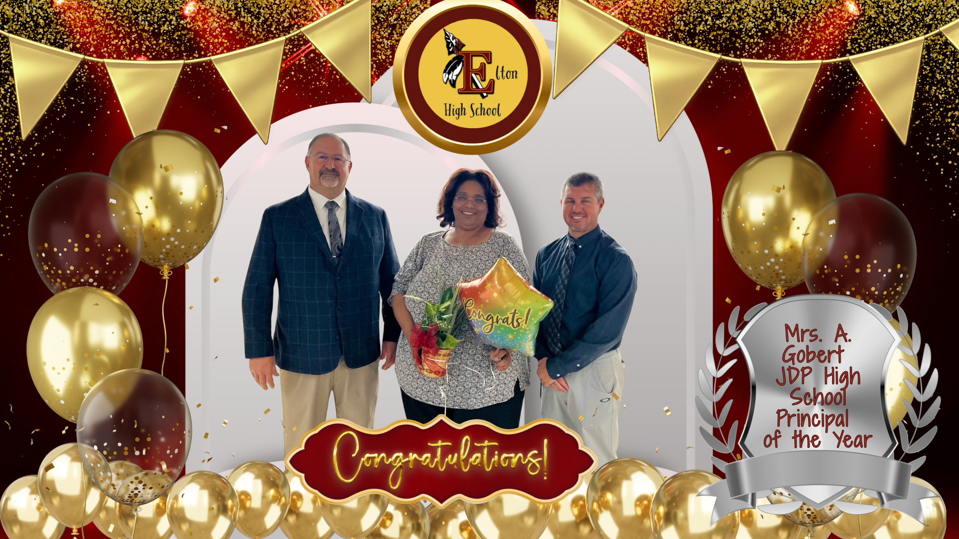 Congratulations to Mrs. A. Gobert, JDP 2025-2026 JDP High School Principal of the year.