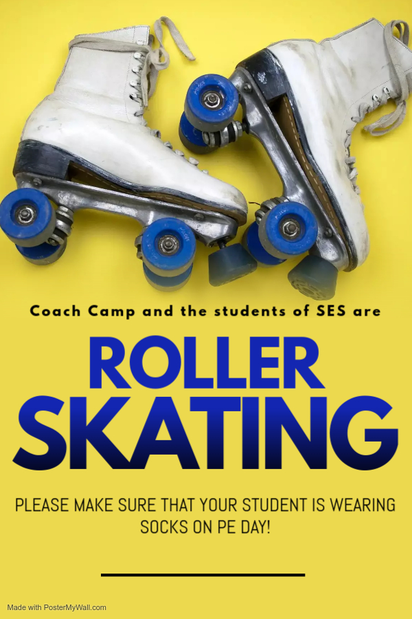 roller skating during PE flyer