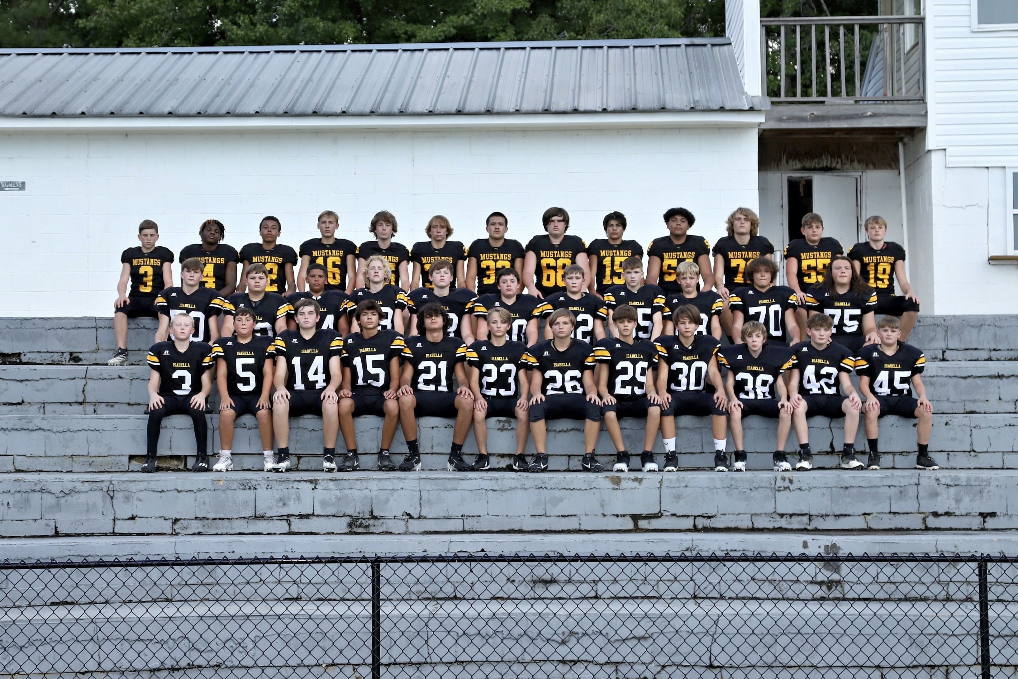 2024 JV Football Team