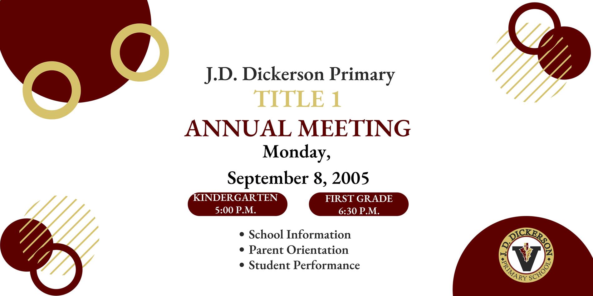 Title 1 Meeting