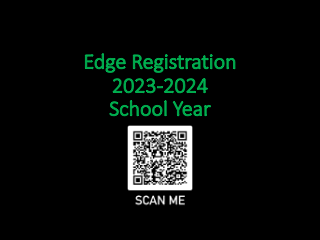 Click here to register for The Edge school year 2023 to 2024
