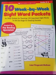 Week by week Sight Words – Copies can be made
