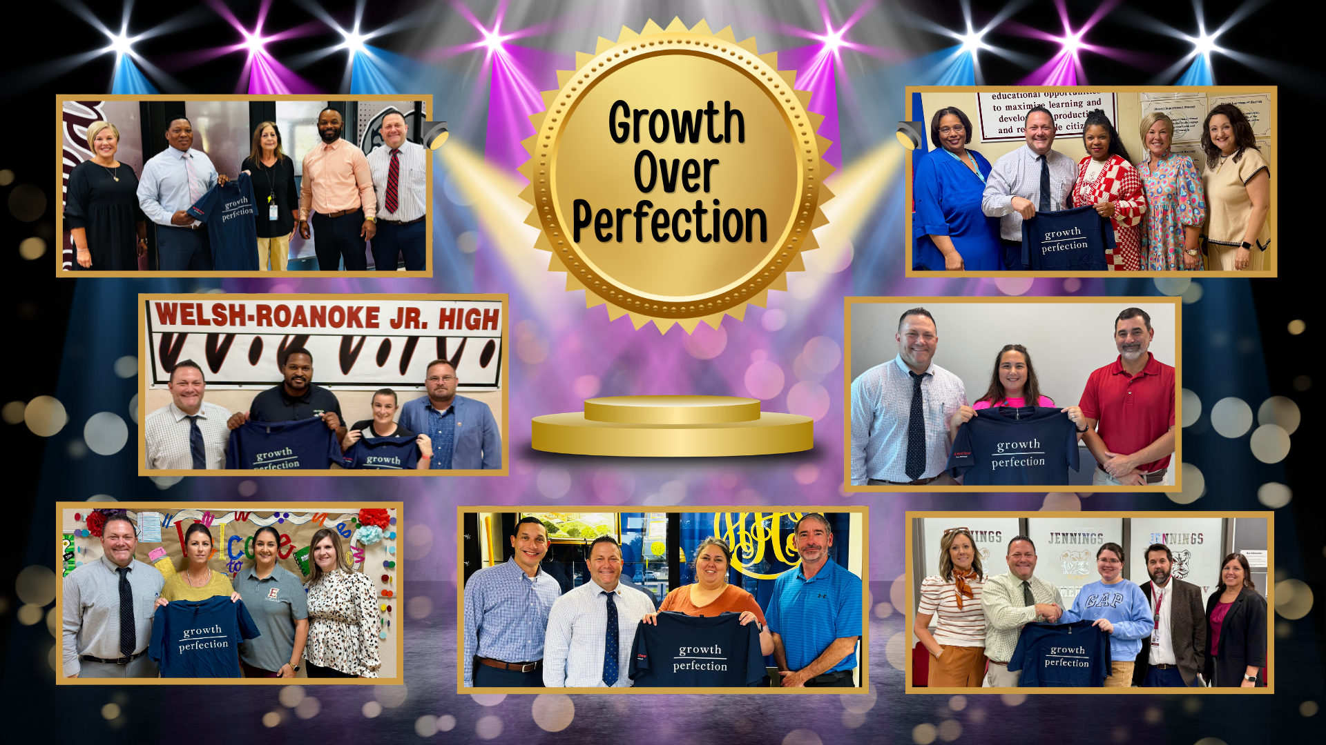 The Jeff Davis Parish Department of Special Services is delighted to honor teachers who priortize " Growth Over Perfection"!