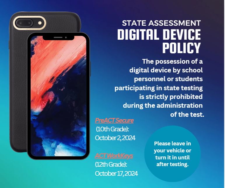 Digital Device Policy for State Testing