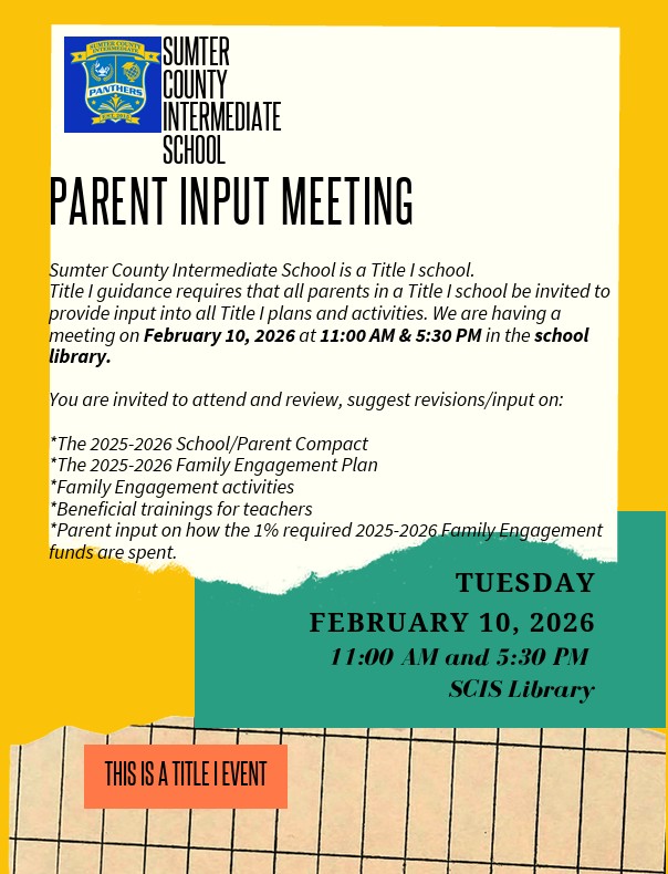 Parent Input Meeting Feb. 10