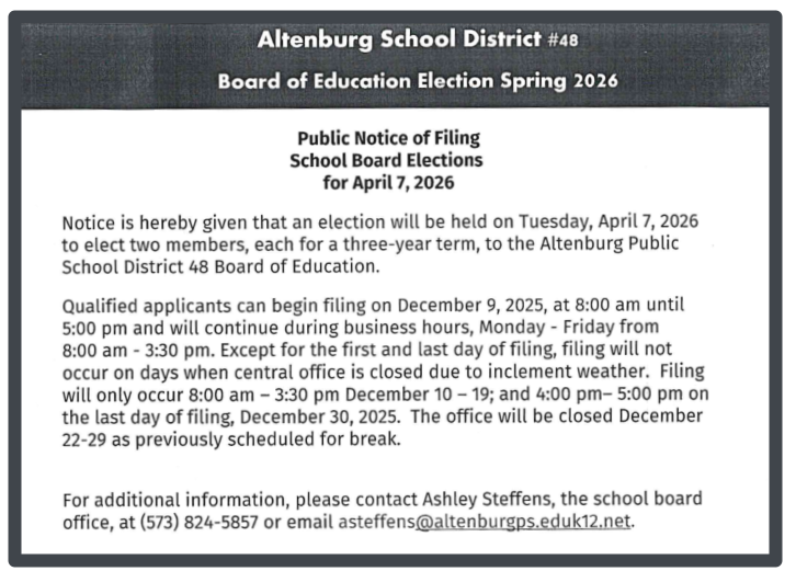 Board Notice