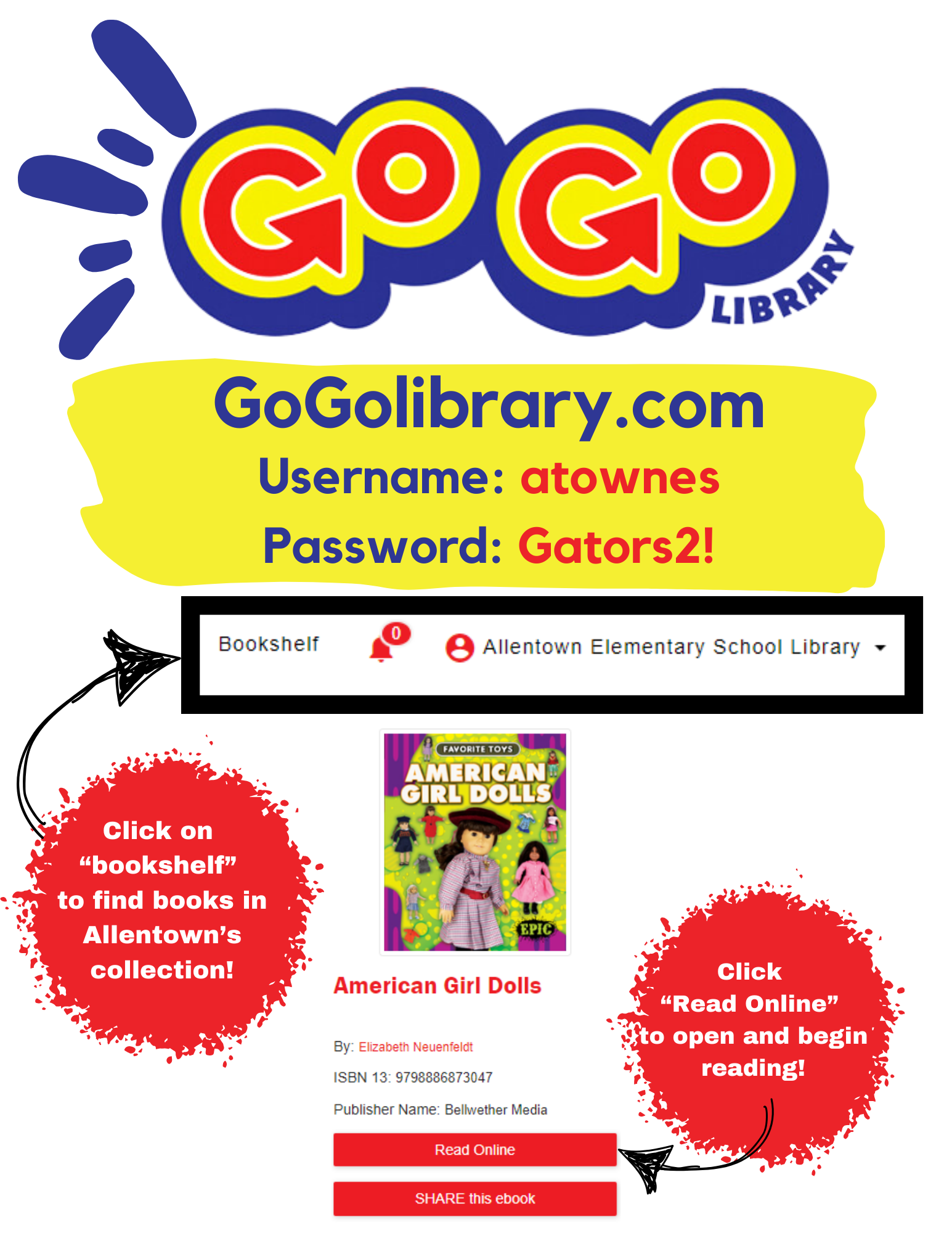 gogo library poster