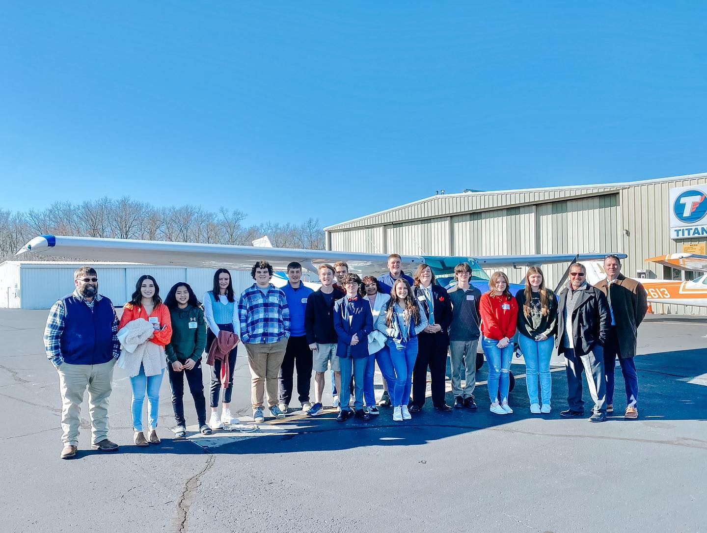 CTE Aviation Students work to earn private pilots license 