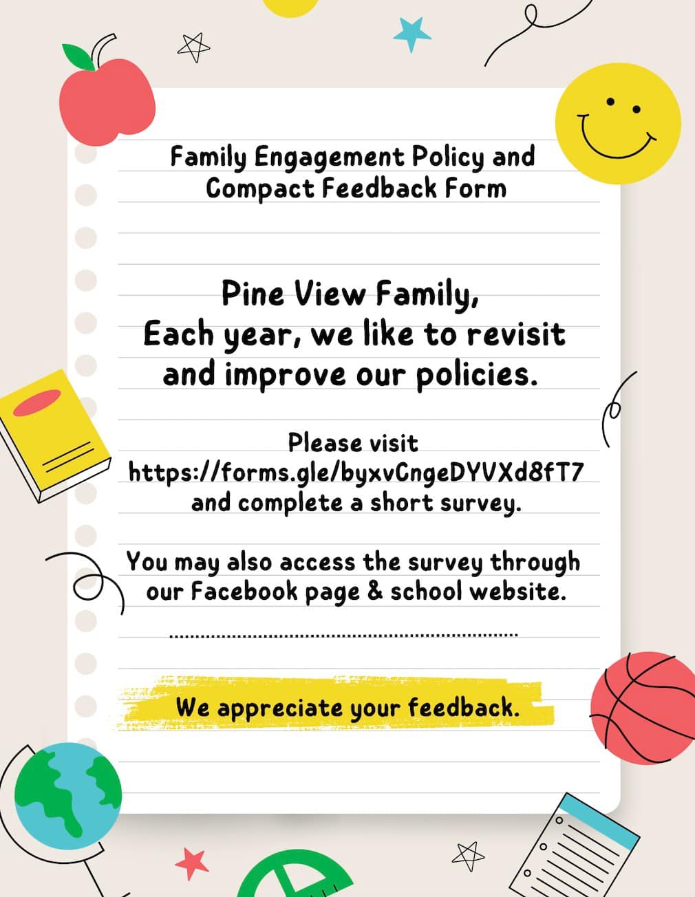 Family Engagement survey