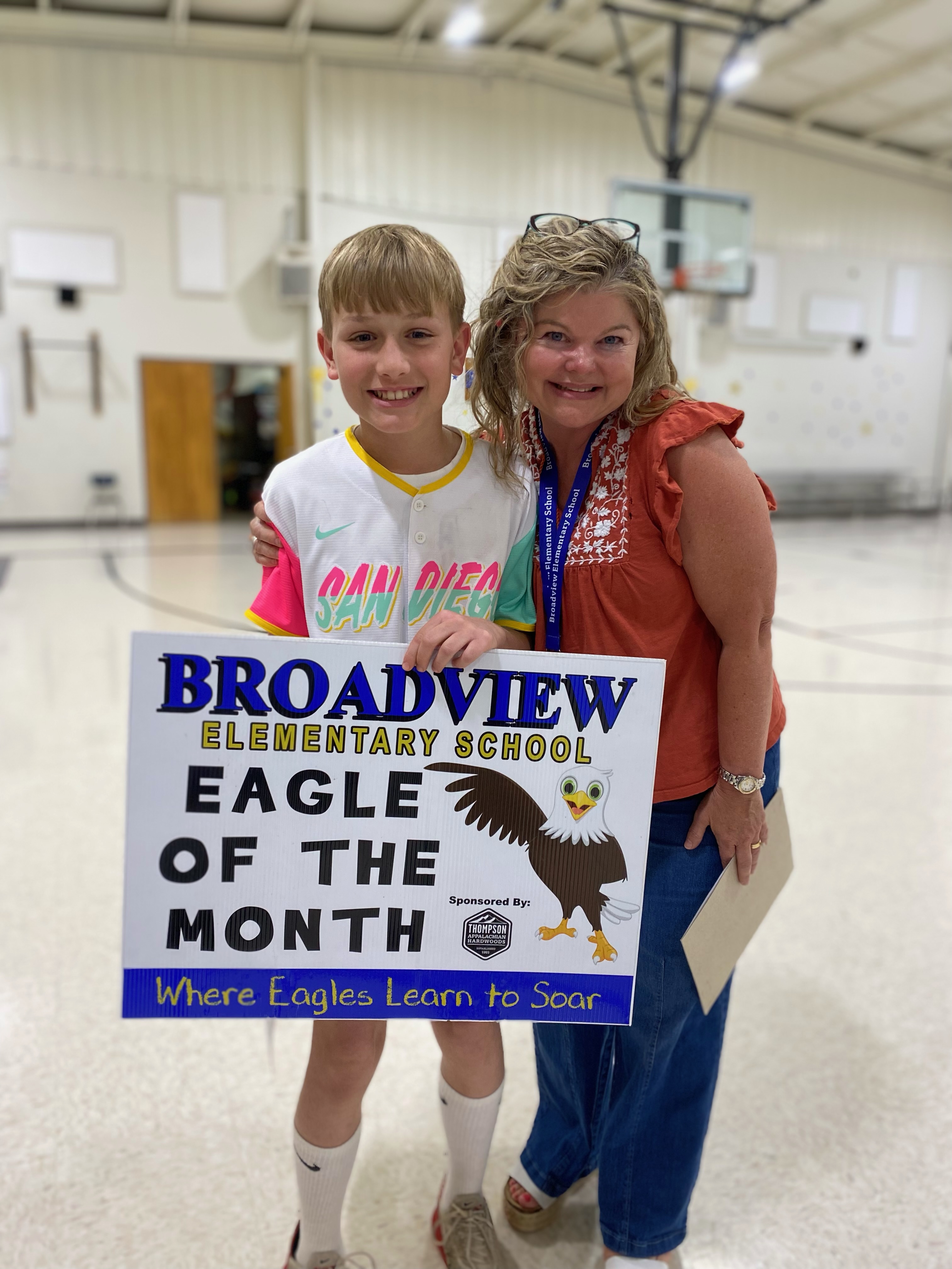 Fifth Grade Eagle of the Month