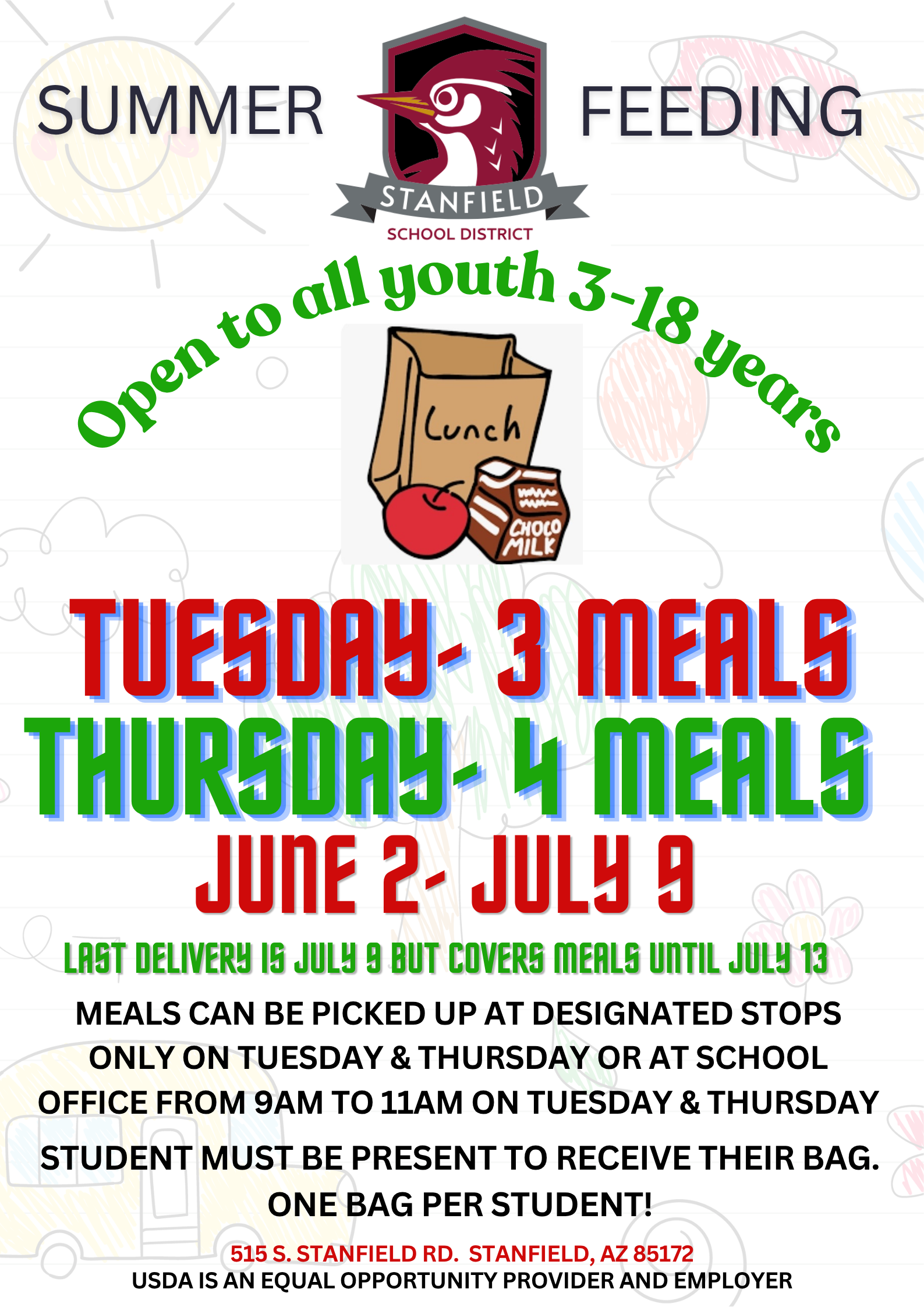 Summer Feeding Flyer
