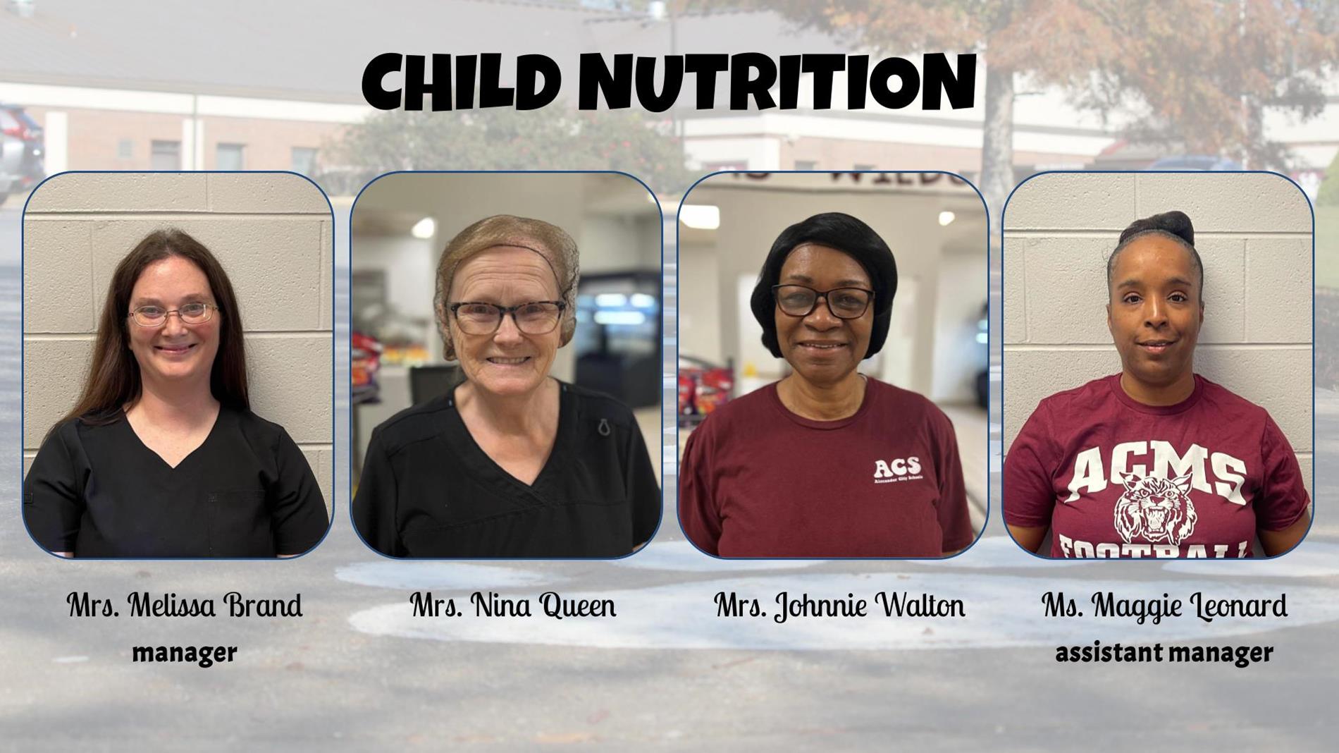 child nutrition staff