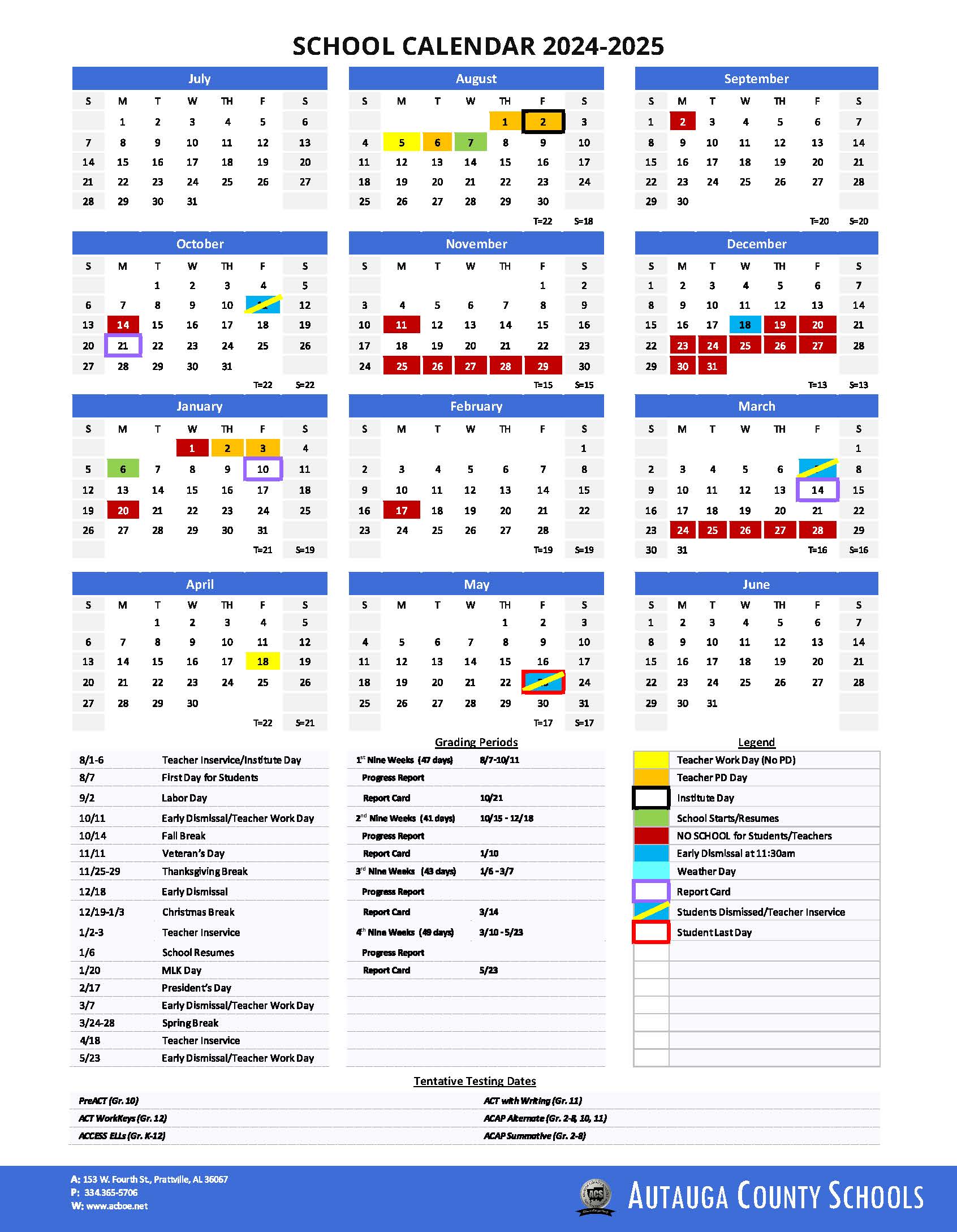 School Calendar