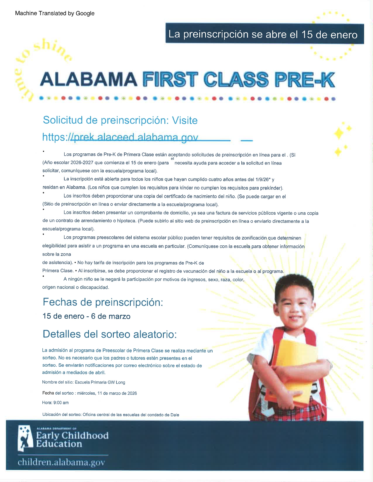pre k