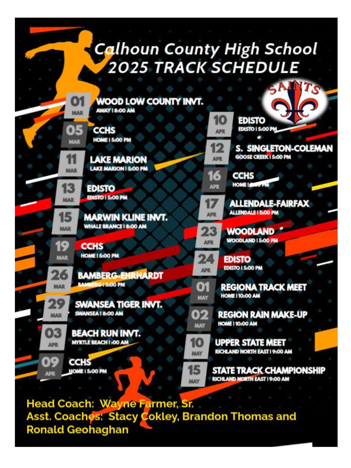 Track Schedule