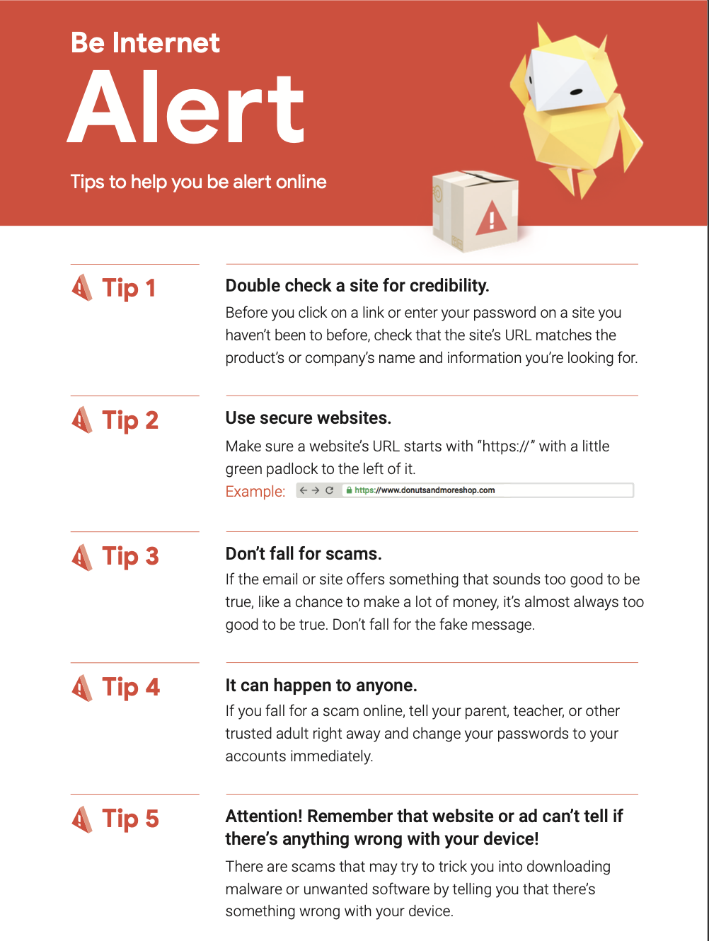 Alert Tips