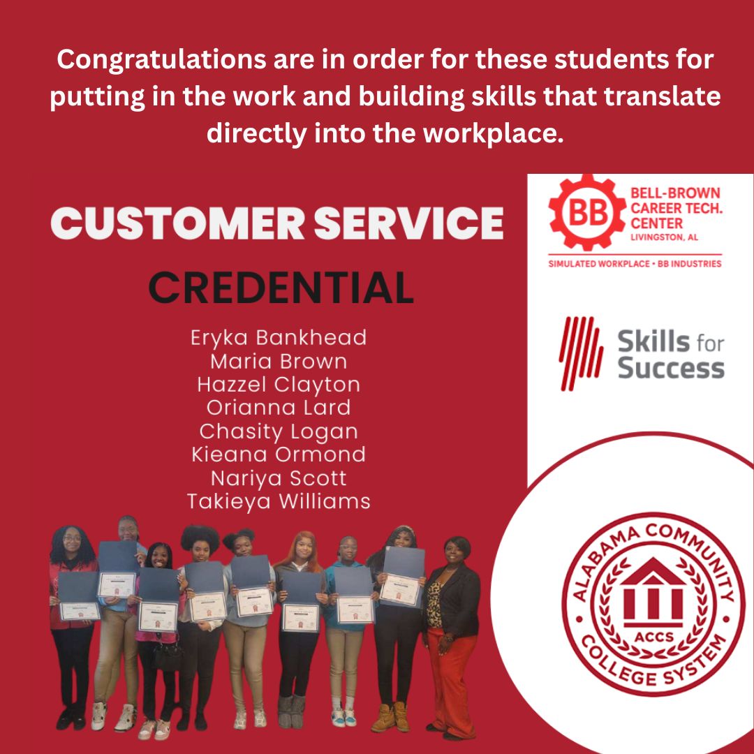 Congratulations are in order for these students for putting in the work and building skills that translate directly into the workplace.