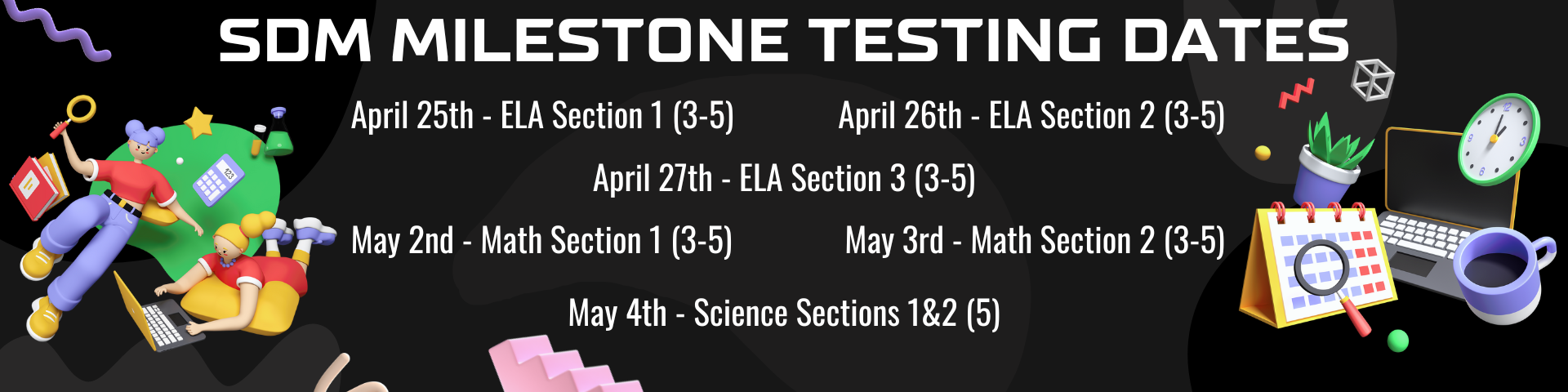 Milestone Testing Dates