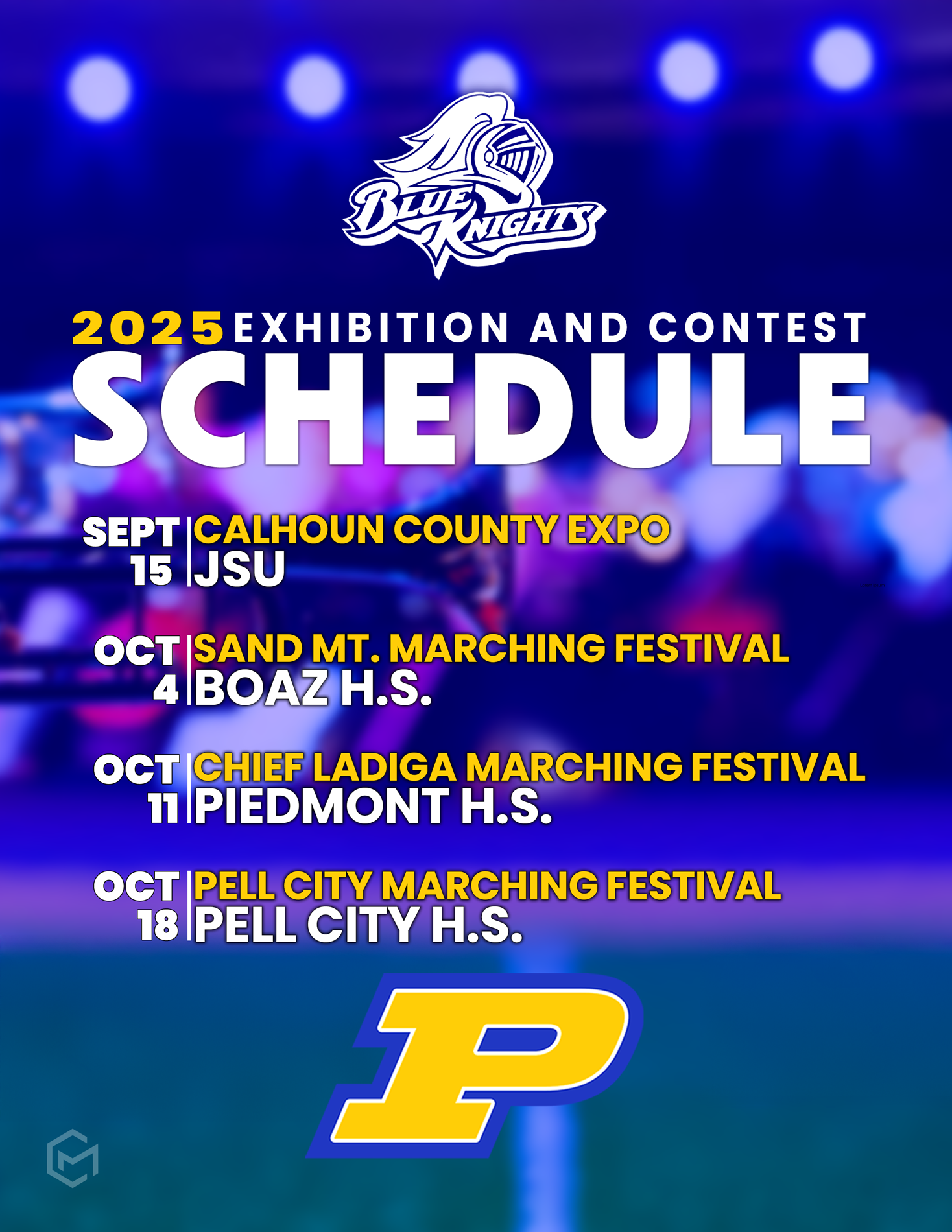 Band Schedule