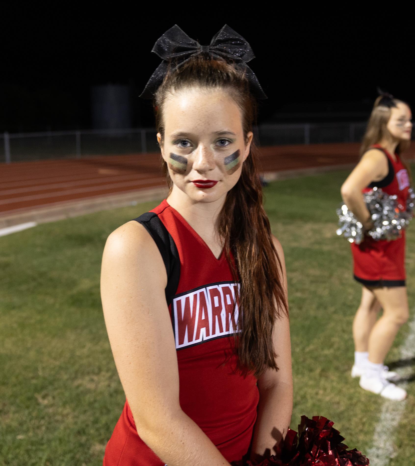 Ingram Tom Moore cheerleaders at Comfort High School