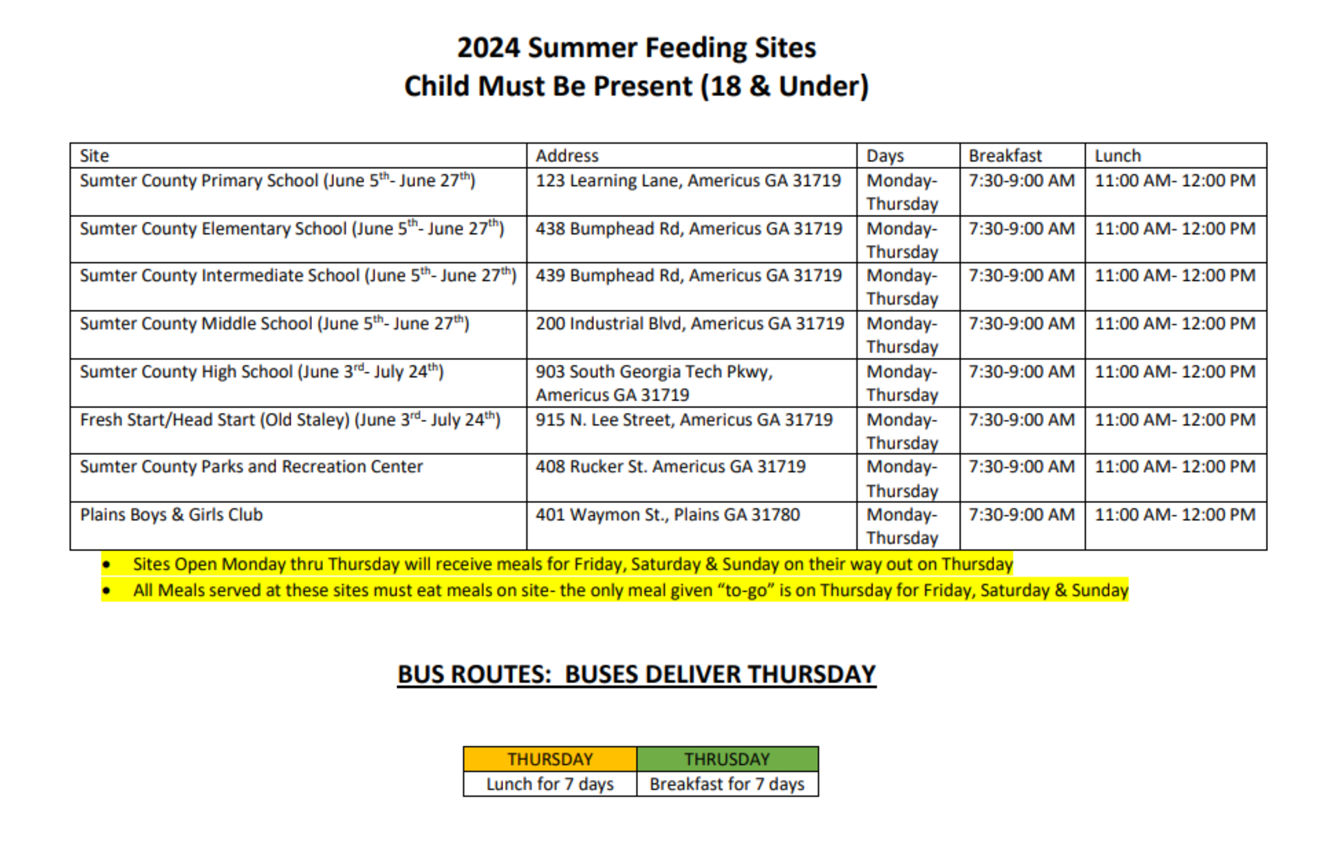 Seamless Summer Feeding Sites