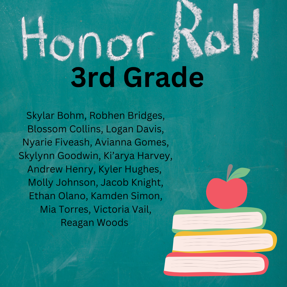 3rd Grade Honor Roll