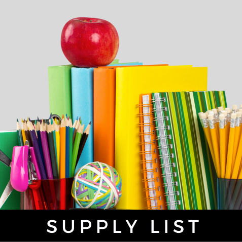School Supplies list