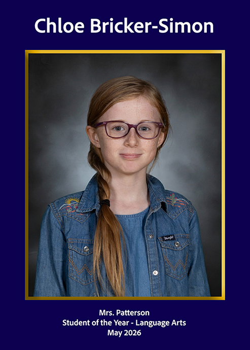5A Student of the Year Award 2025-2026