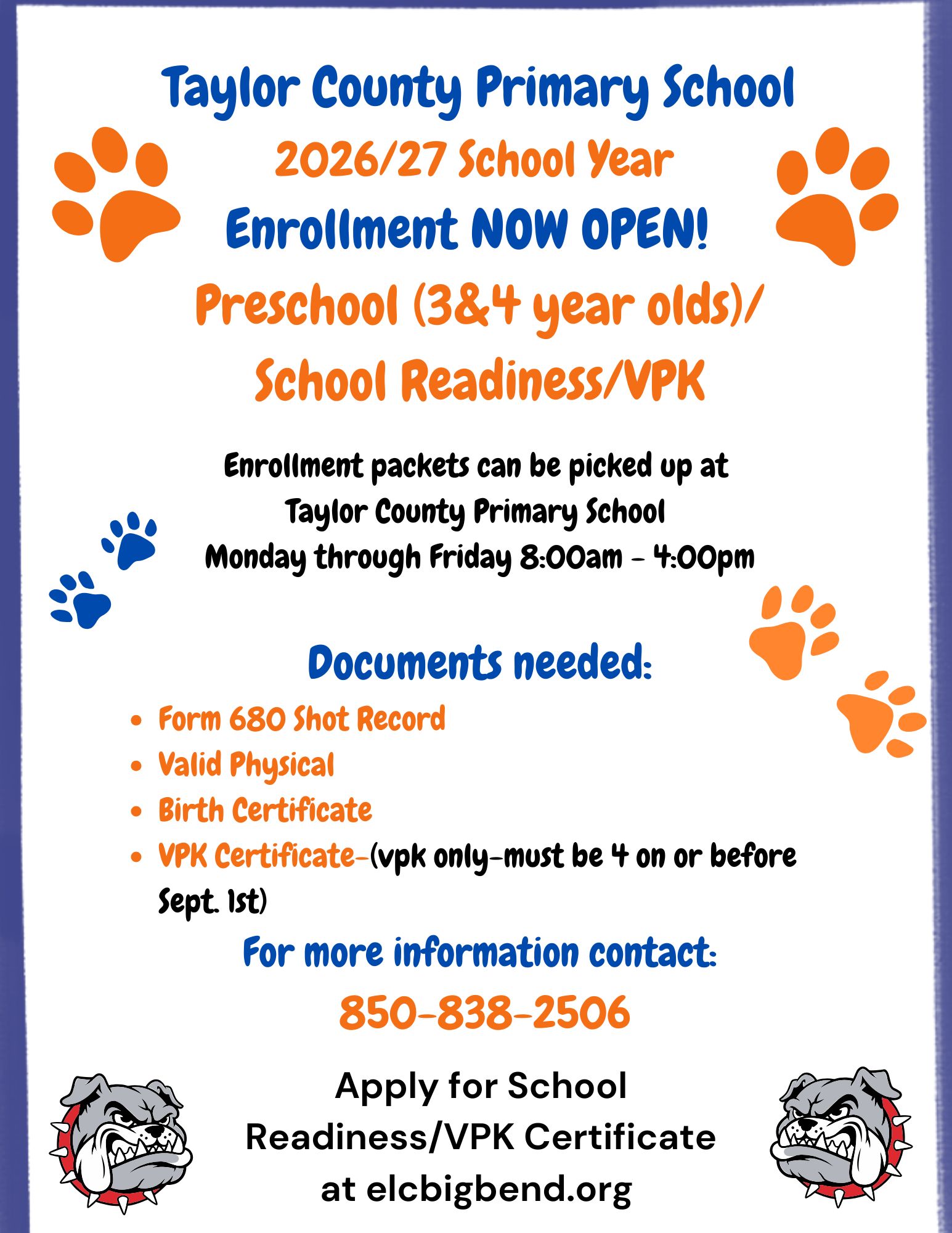 VPK/SR Registration 26-27