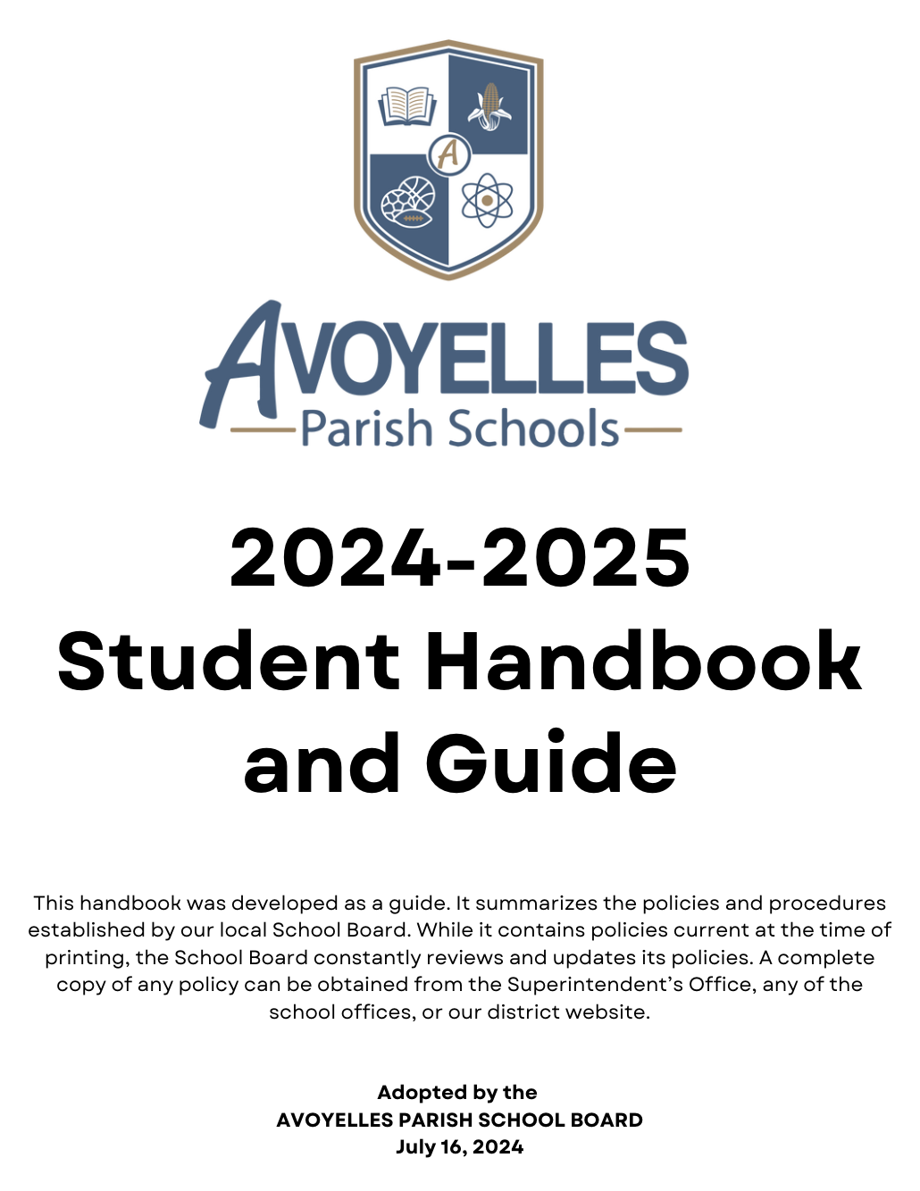 2024-2025 Student Handbook