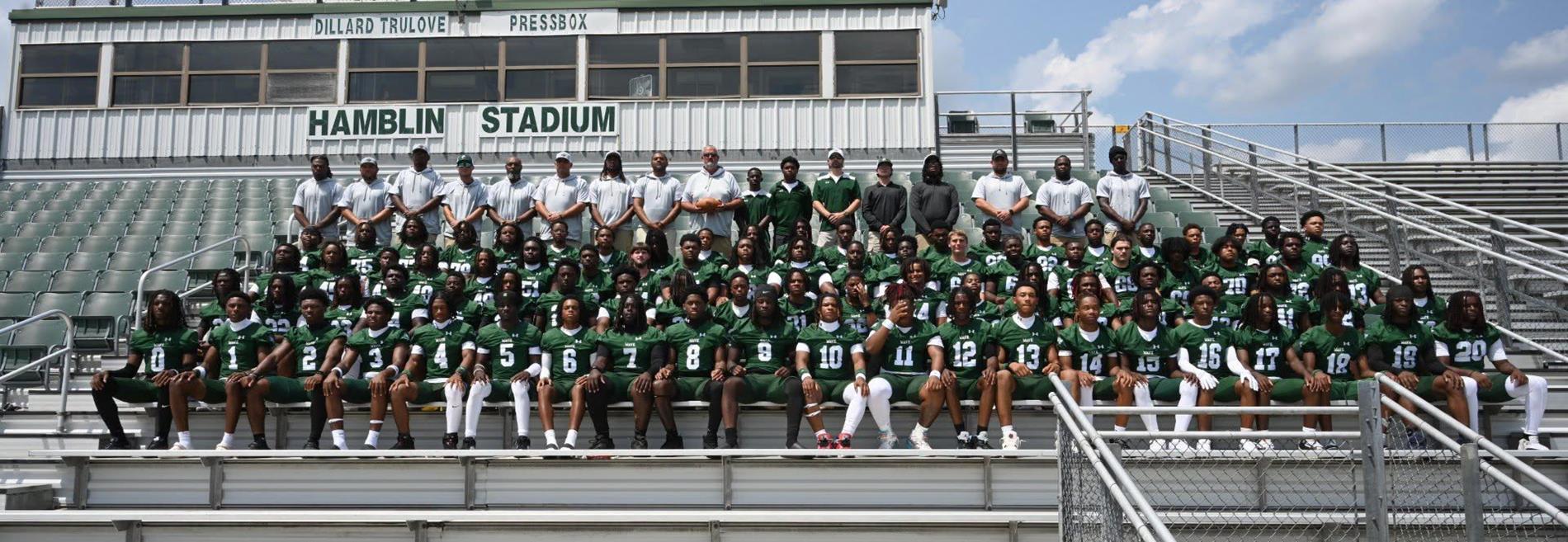 2026-2027 Greenwave Football team