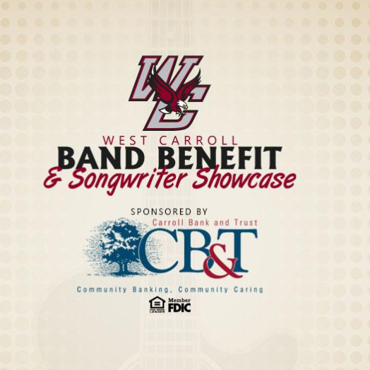 WC Band Fundraiser and songwriter showcase sponsored by CB&T
