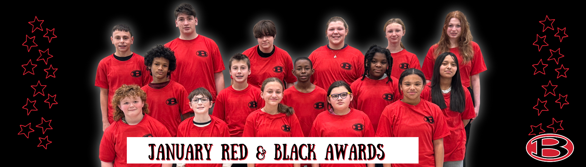 January Red & Black Award Winners 