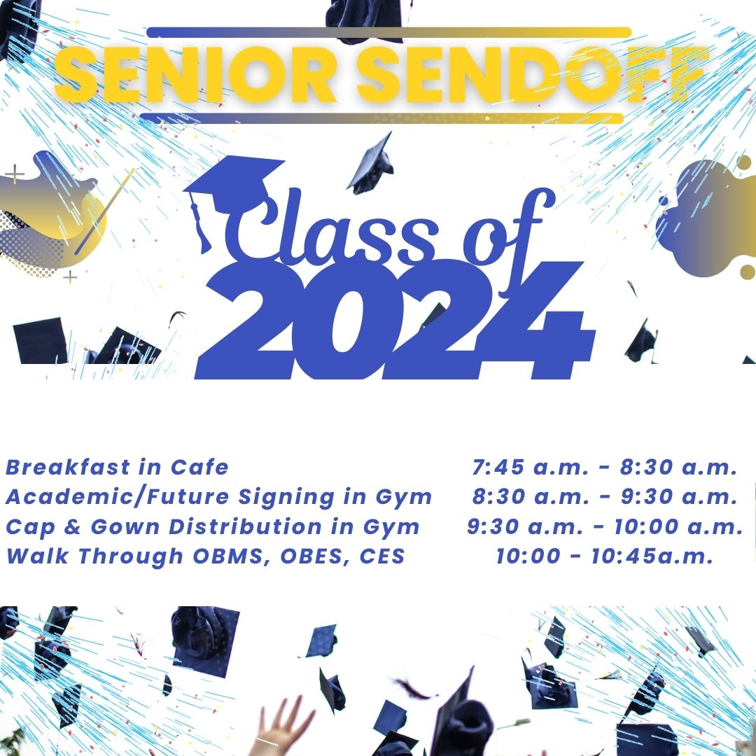 Senior Sendoff Schedule