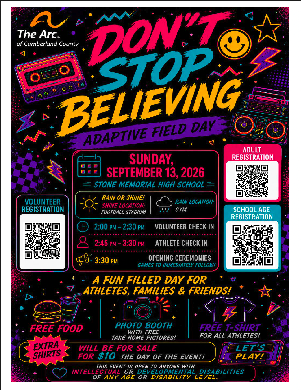 Don't stop believing flyer