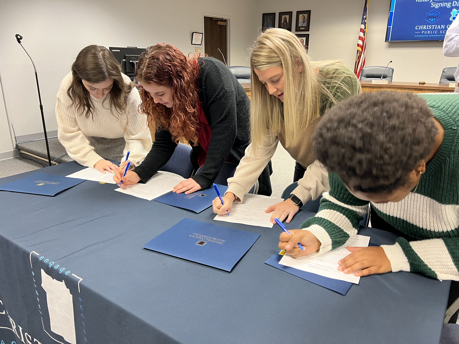 Rotary Scholars Signing Day