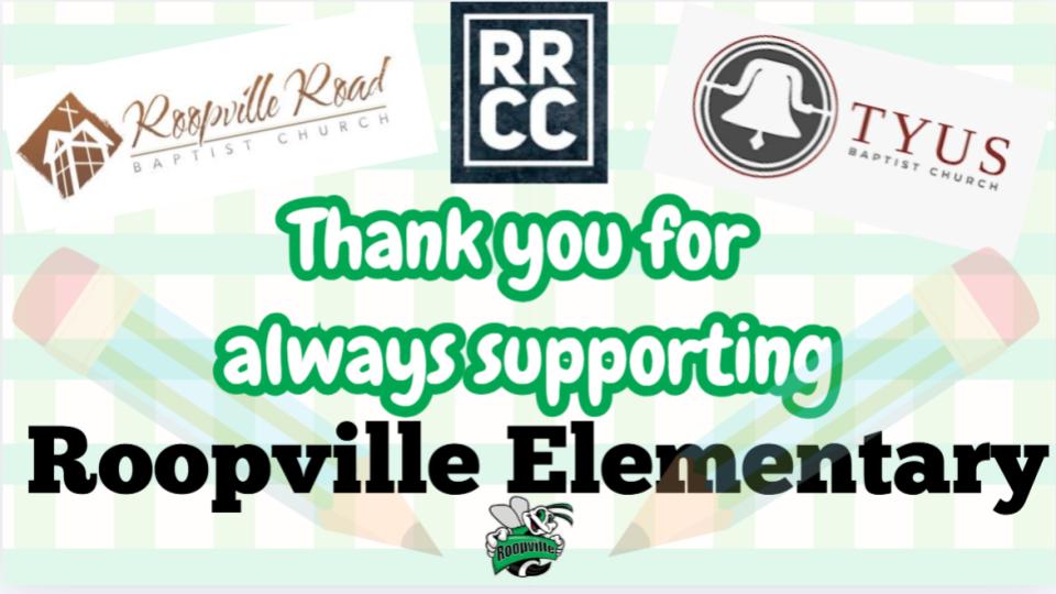 Thank you to our local churches for your support
