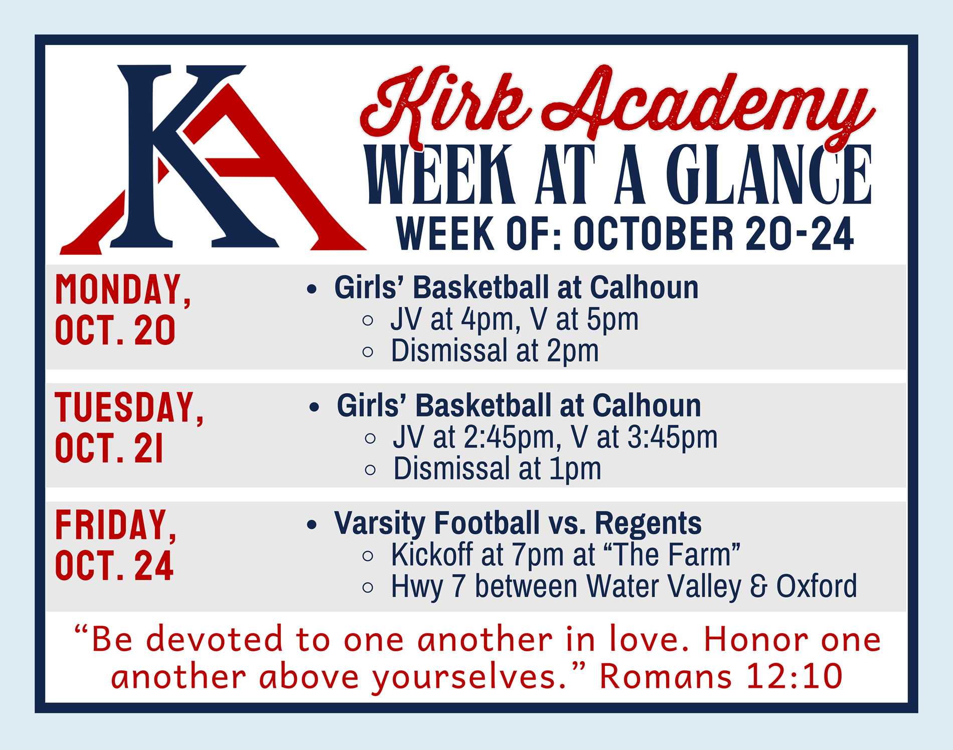 week at a glance week at a glance