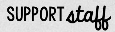 support staff support staff