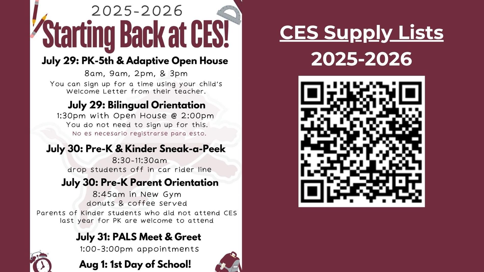 Starting Back to CES