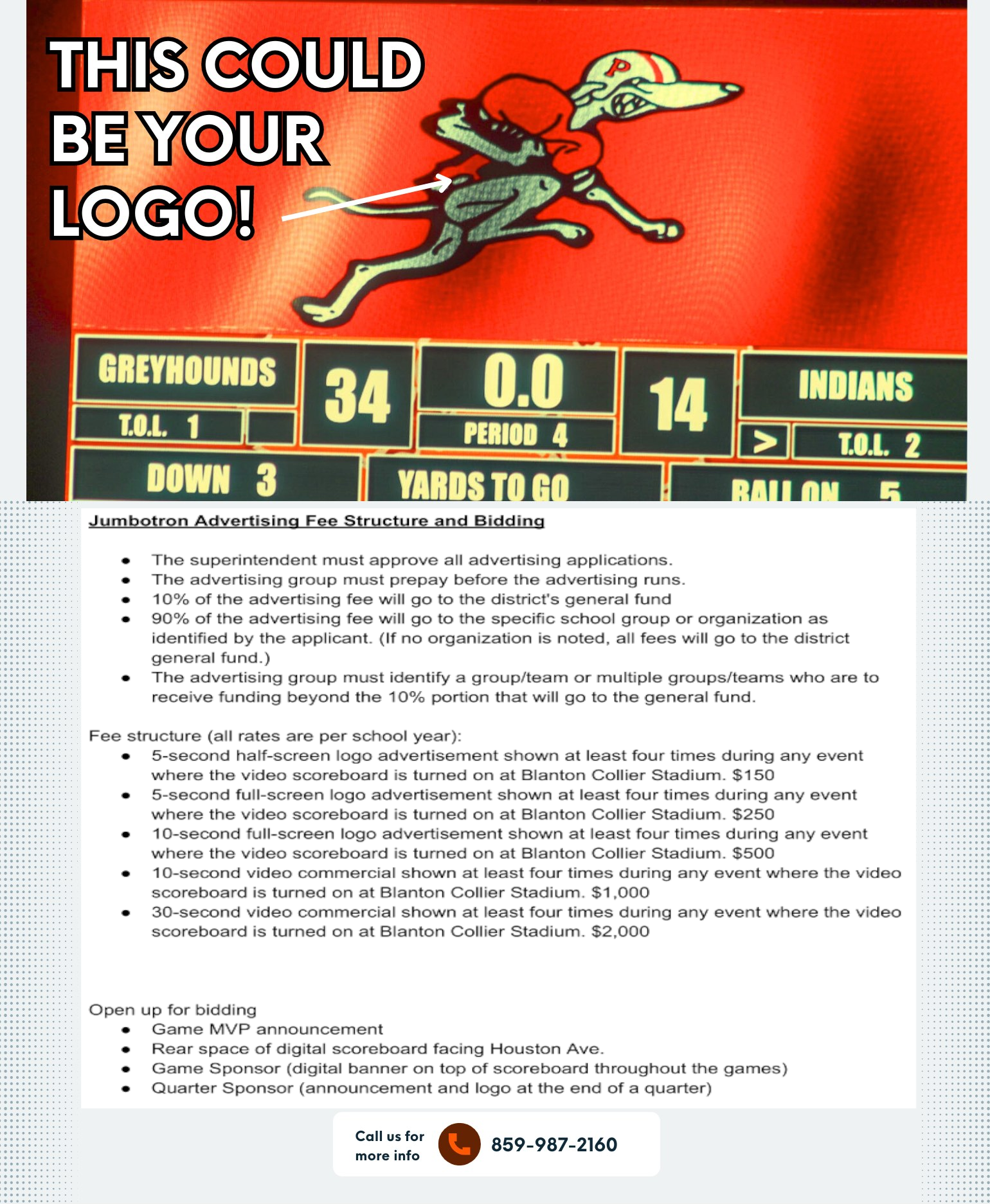 Jumbotron Advertising Details