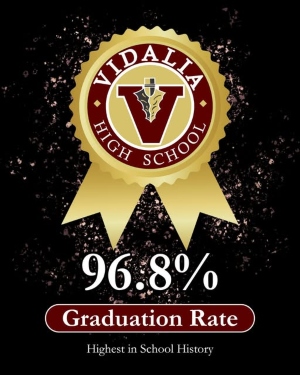 Vidalia High School Announced Highest Graduation Rate Ever
