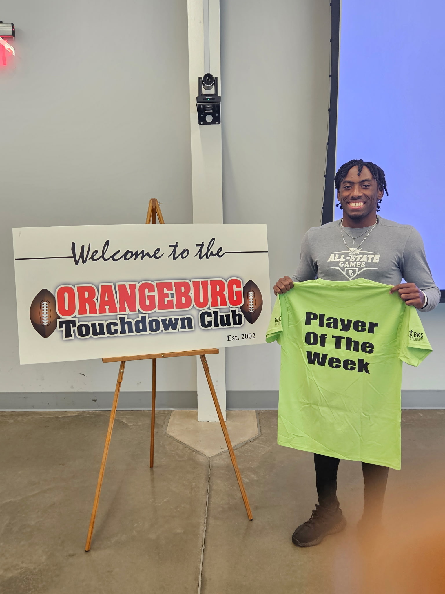 Orangeburg Touchdown Club Player of the Week
