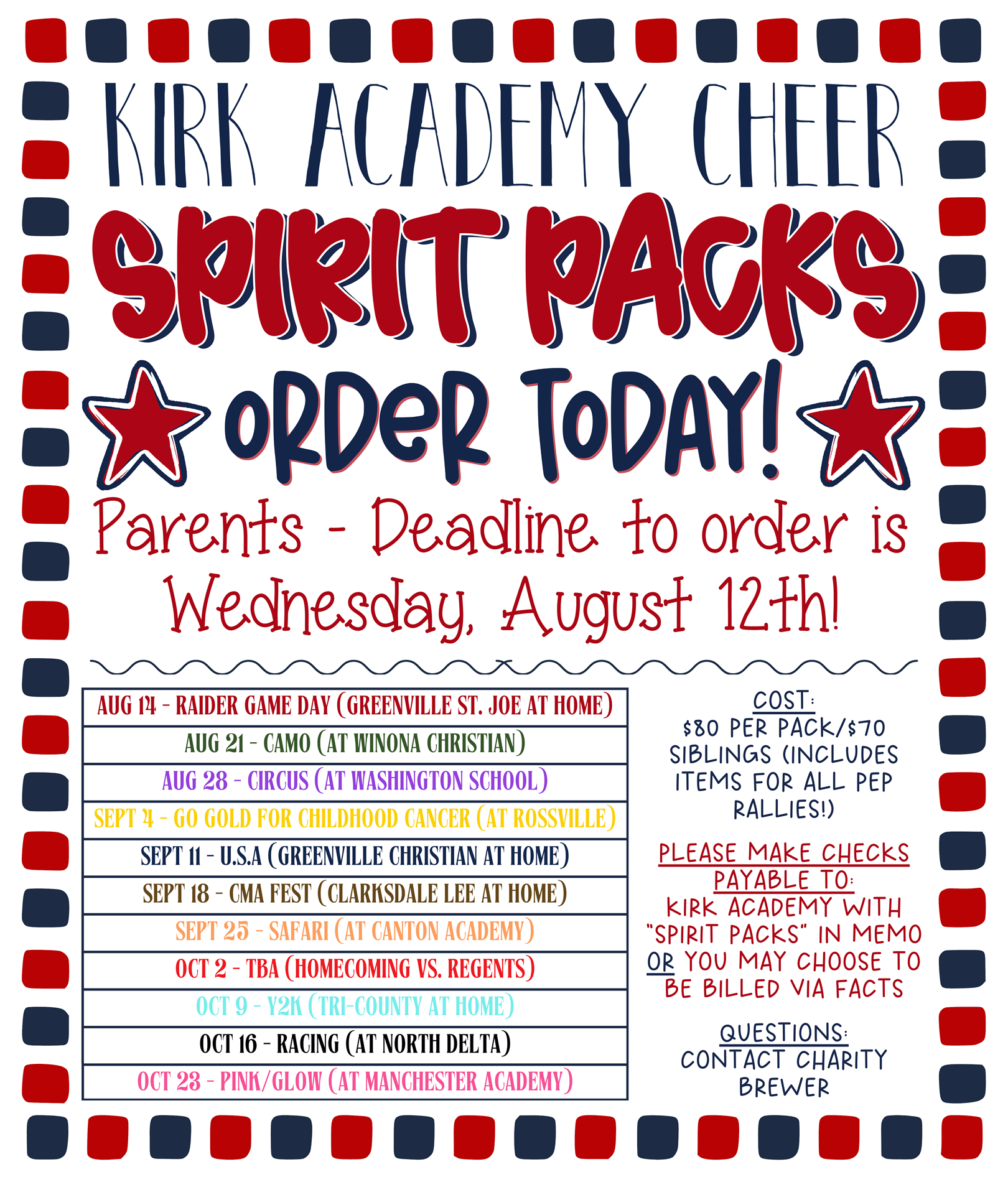 Spirit packs