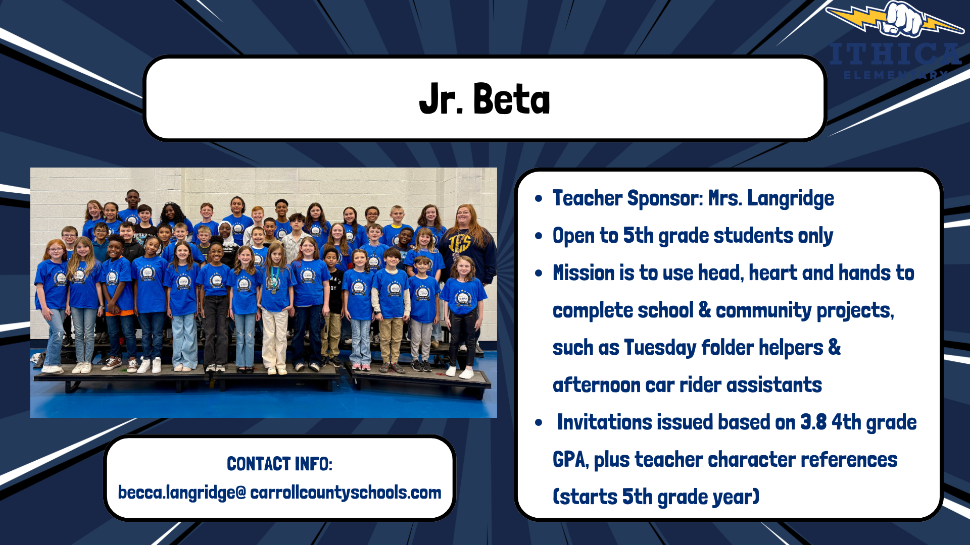 jr beta club flyer