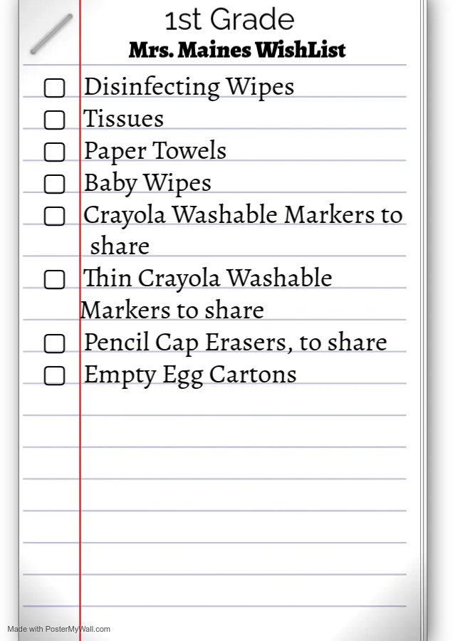 wish list