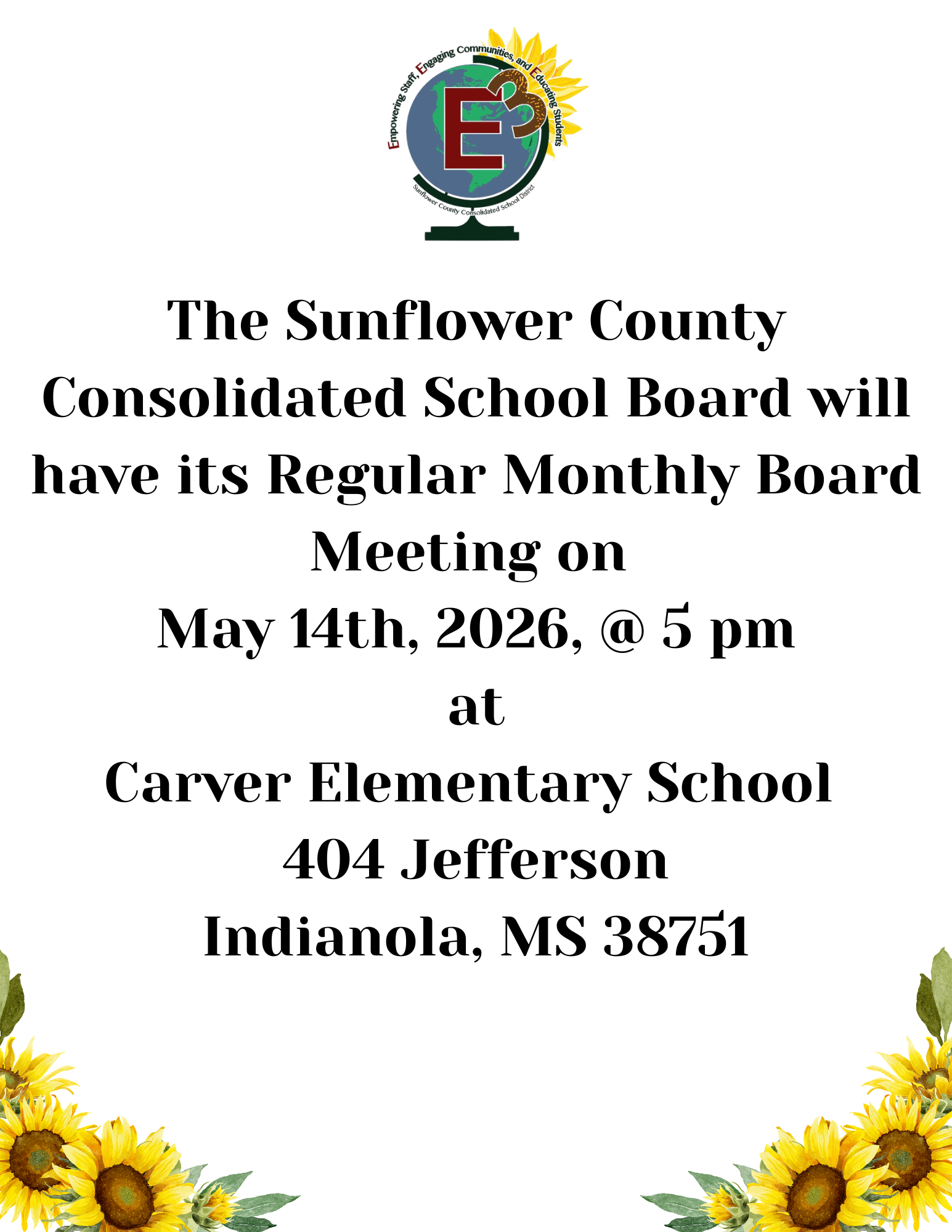 Sunflower County Consolidated School District