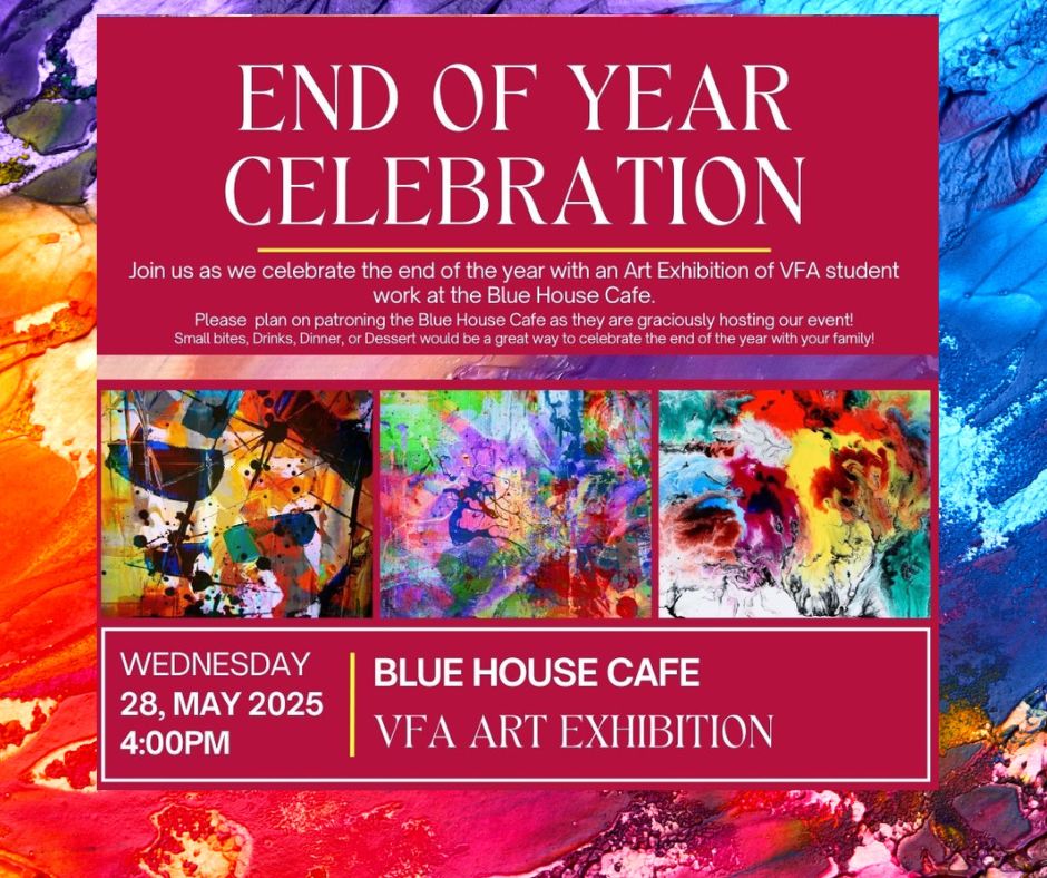 end of year art celebration
